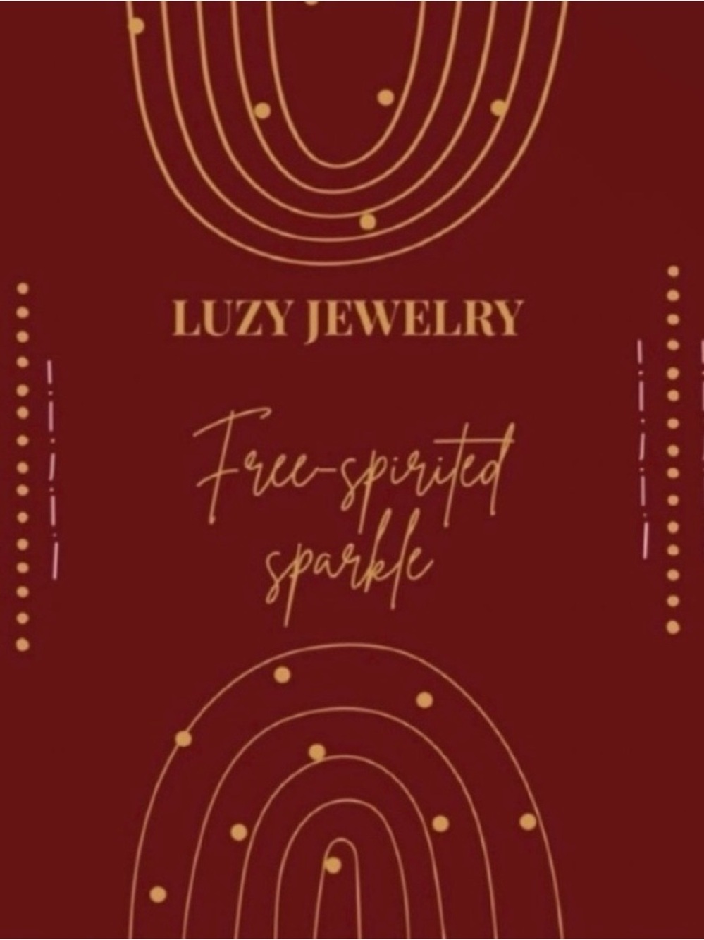 Free People Ser Layered Gold Sun & Moon Pendant Necklace with Brown Cord - Picture 6 of 6